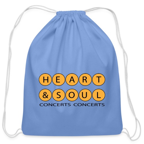 Heart Soul Concerts Golden Bubble horizon - Cotton Drawstring Bag