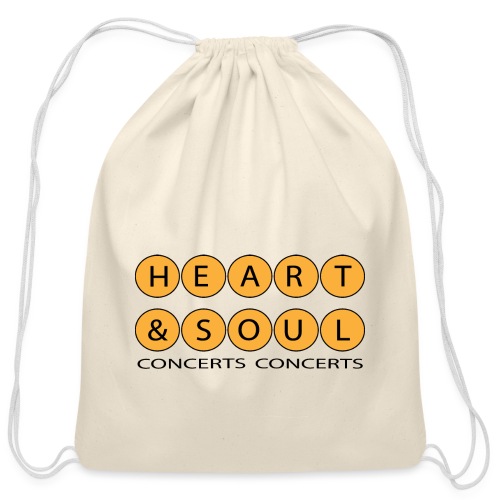 Heart Soul Concerts Golden Bubble horizon - Cotton Drawstring Bag
