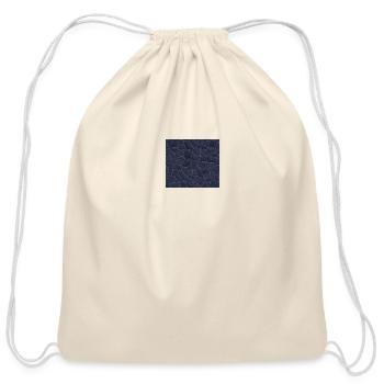 rock - Cotton Drawstring Bag - natural - Front