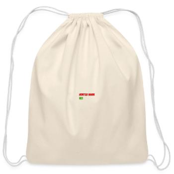 Hustle Mode On Shirt – Hard Working Blue Collar Mo - Cotton Drawstring Bag - natural - Front