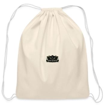 Lovely Grizzly Twitch Logo - Cotton Drawstring Bag - natural - Front