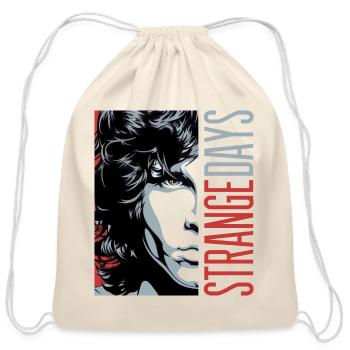 strange days year 2022 - Cotton Drawstring Bag - natural - Front