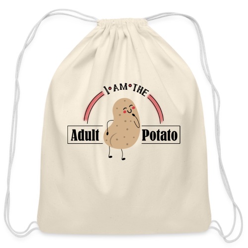 adult potato Wellington - Cotton Drawstring Bag