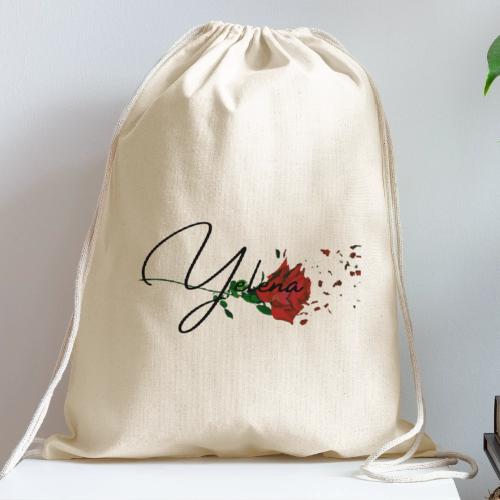 Yelena Logo 1 - Cotton Drawstring Bag