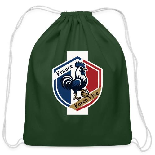 France Rooster T-Shirt, Bleu-Blanc-Rouge gift - Cotton Drawstring Bag
