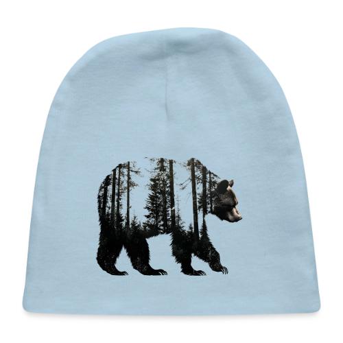 Evergreen Bear Silhouette - Baby Cap