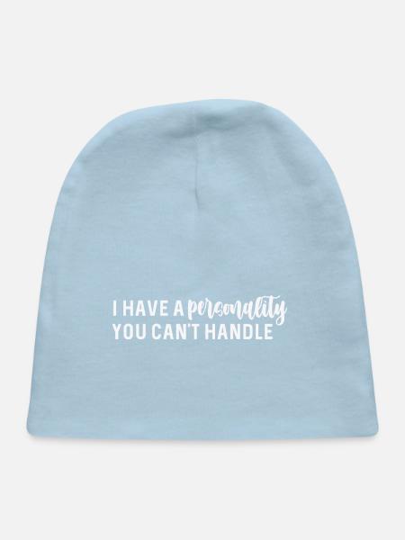 PERSONALITY - Baby Cap - light blue - Front