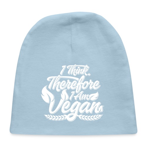I Think, Therefore I Am Vegan - Baby Cap