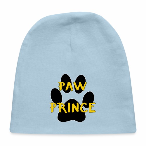Paw Prince Funny Pet Footprint Animal Lover Pun - Baby Cap