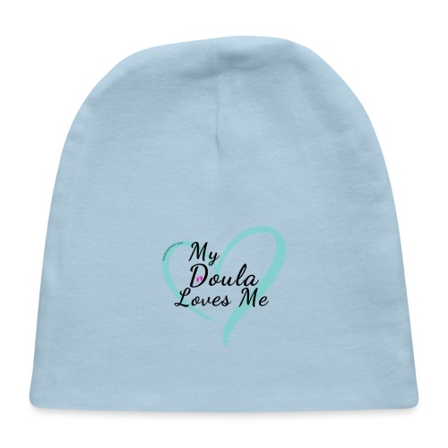 My Doula Loves Me with Green heart - Baby Cap