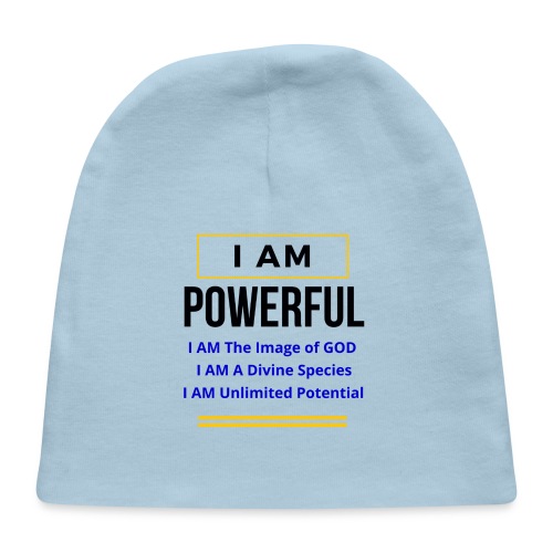 I AM Powerful (Light Colors Collection) - Baby Cap