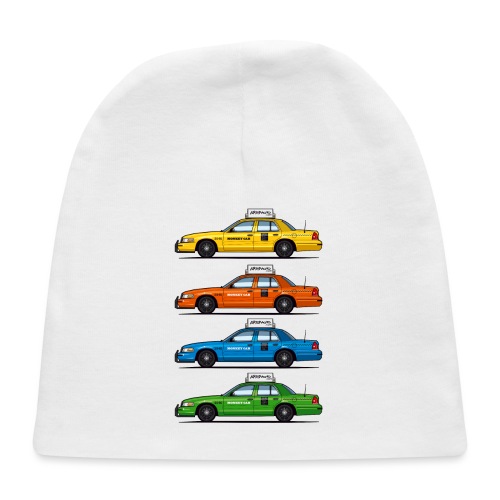 Color Taxi Cabs Crown Vic - Baby Cap