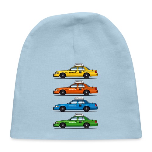 Color Taxi Cabs Crown Vic - Baby Cap