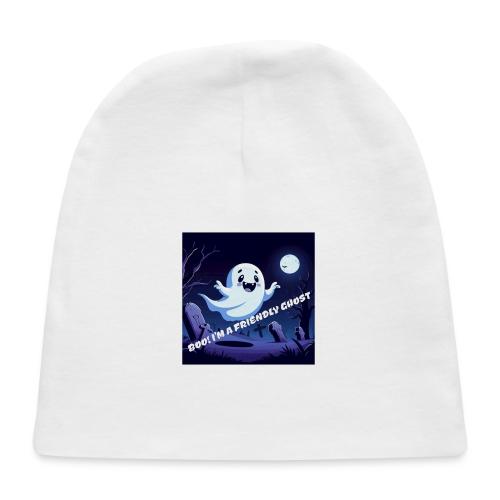 Boo I m a Friendly Ghost - Baby Cap