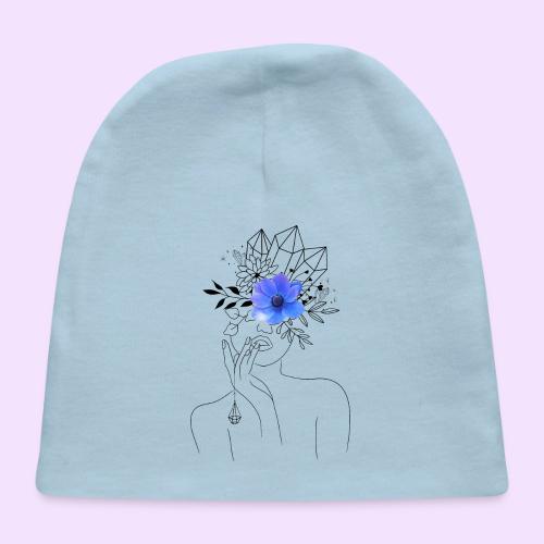 Third Eye Flower Goddess - Crystal Design - Baby Cap