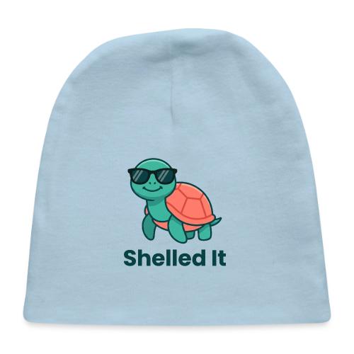 Funny Turtle Sunglasses Shelled It Cute Gift - Baby Cap