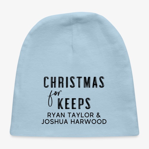 Christmas for Keeps Title Block - Black Font - Baby Cap