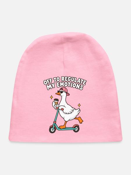 Regulate My Emotions - Baby Cap - light pink - Front