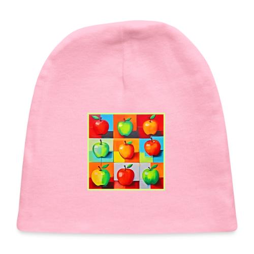 Colorful Apple Grid - Baby Cap
