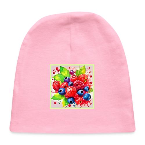 Summer Berry Splash Design - Baby Cap