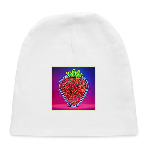 Vibrant Strawberry Neon Sign - Baby Cap