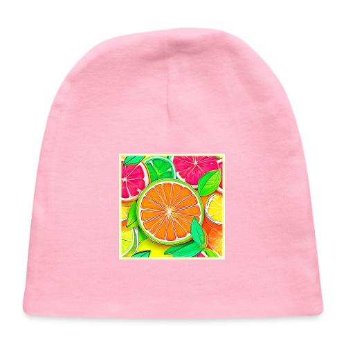 Colorful Citrus Pop Art - Baby Cap