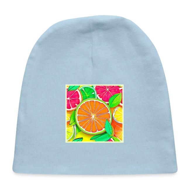 Colorful Citrus Pop Art