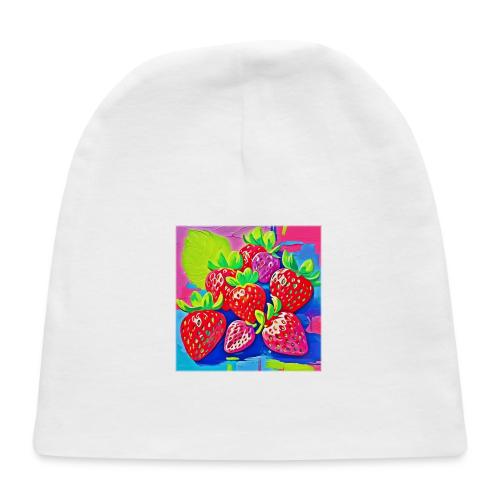 Pop Art Strawberries - Baby Cap