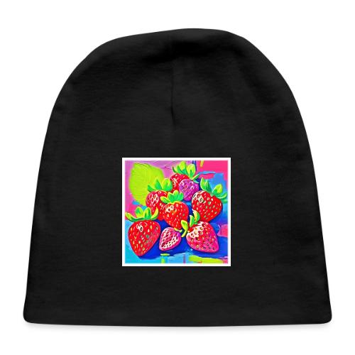 Pop Art Strawberries - Baby Cap