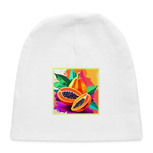 Sliced Papaya Pop Art - Baby Cap