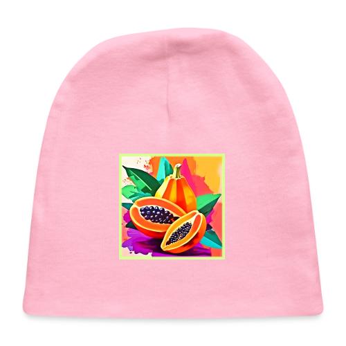 Sliced Papaya Pop Art - Baby Cap