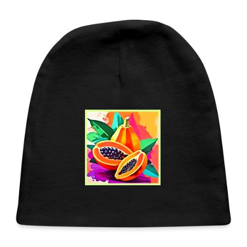 Sliced Papaya Pop Art - Baby Cap