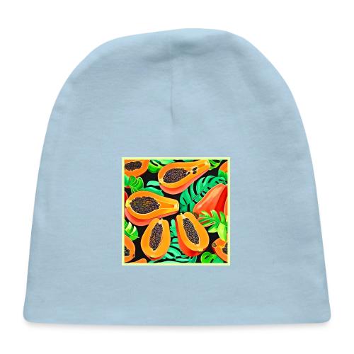 Papaya and Leaves Fresh Pattern - Baby Cap