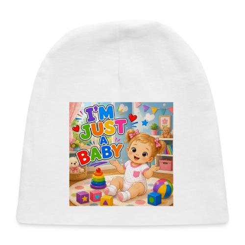 I'm Just A Baby -Girl-W - Baby Cap