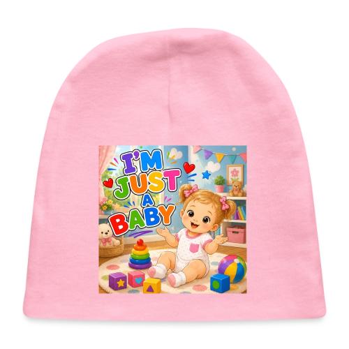 I'm Just A Baby -Girl-W - Baby Cap