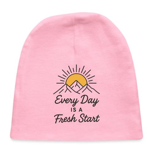 Inspirational Mountain Sunrise Motif - Baby Cap