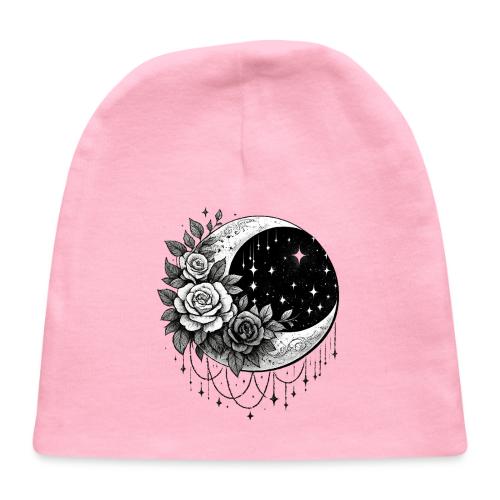 Crescent Moon Floral - Baby Cap