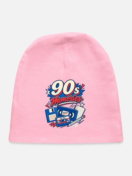 90s retro memories - Baby Cap - light pink - Front
