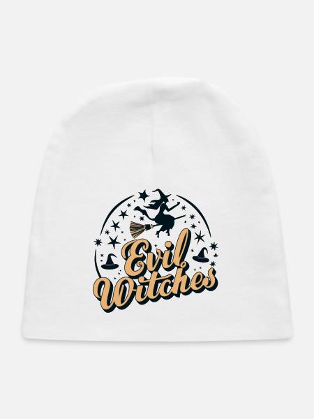 Evil witches - Baby Cap - white - Front