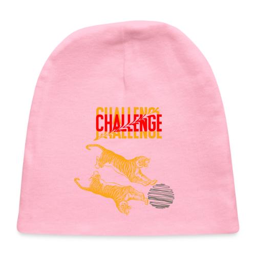 Double tiger fashion, jungle feline animals. - Baby Cap