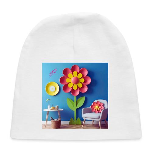 Flower design and harmony of environmental well-be - Baby Cap