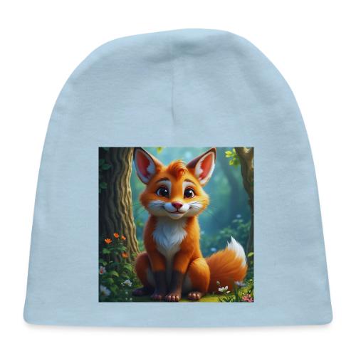 Magical fantasy fox in enchanted forest scene - Baby Cap