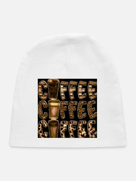 Coffee Coffee Coffee - Baby Cap - white - Front