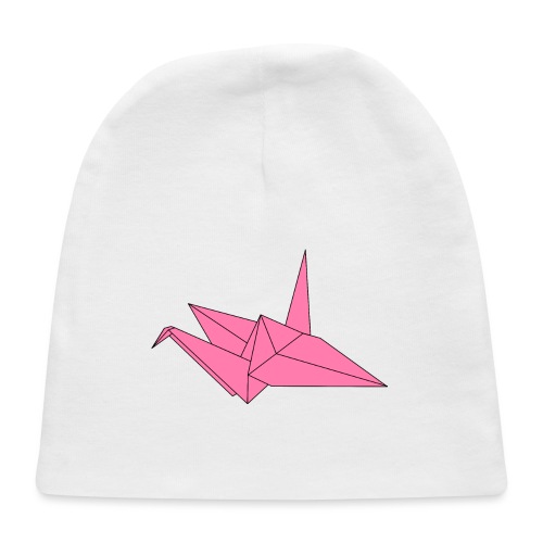 Origami Paper Crane Design - Pink - Baby Cap