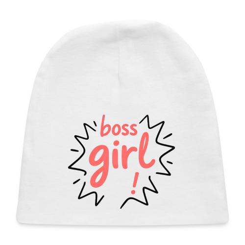 Boss Girl Bold Feminist Statement - Baby Cap