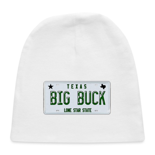 Texas LICENSE PLATE Big Buck Camo - Baby Cap