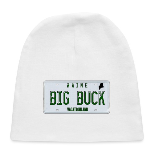 Maine LICENSE PLATE Big Buck Camo - Baby Cap