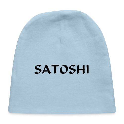 Satoshi only the name stroke btc founder nakamoto - Baby Cap