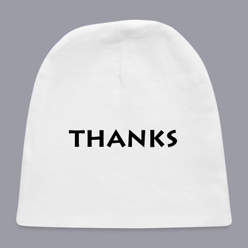 THANKS - BLACK DESIGN - Baby Cap