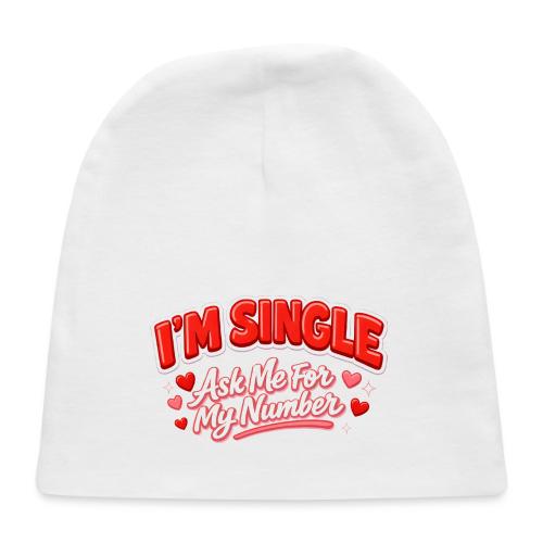 I’m Single Retro Bubble - Baby Cap
